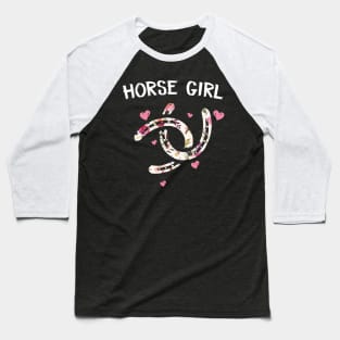 Horse Girl Gift For Horseback Riding Horse Lover Baseball T-Shirt